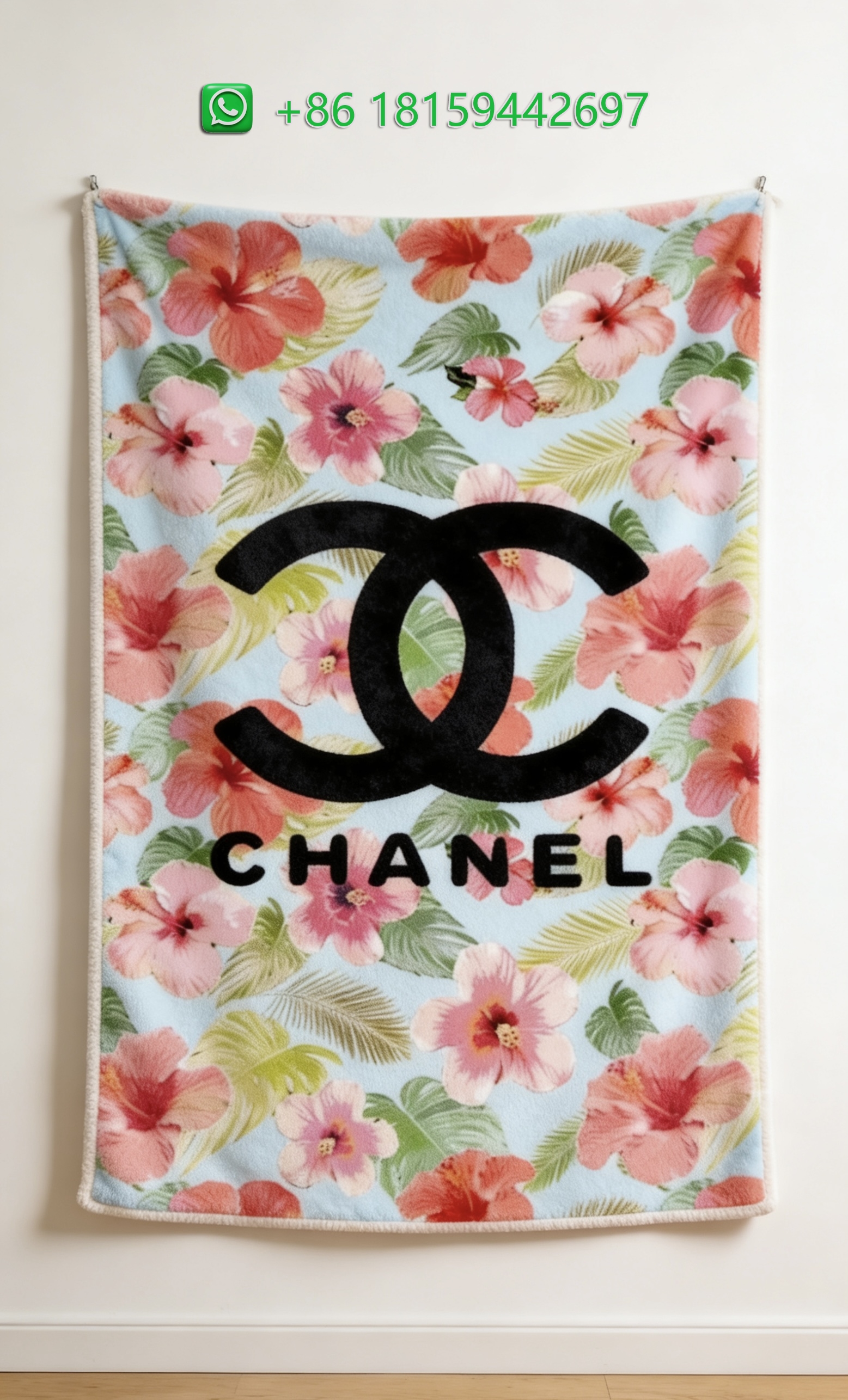 Chanel Throw Blankets